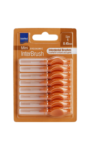 INTERMED - Ergonomic InterBrush Mini 0.45mm (size 1) - 8τεμ.